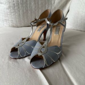 Rachel Simpson “Mimosa” Blue Shoes